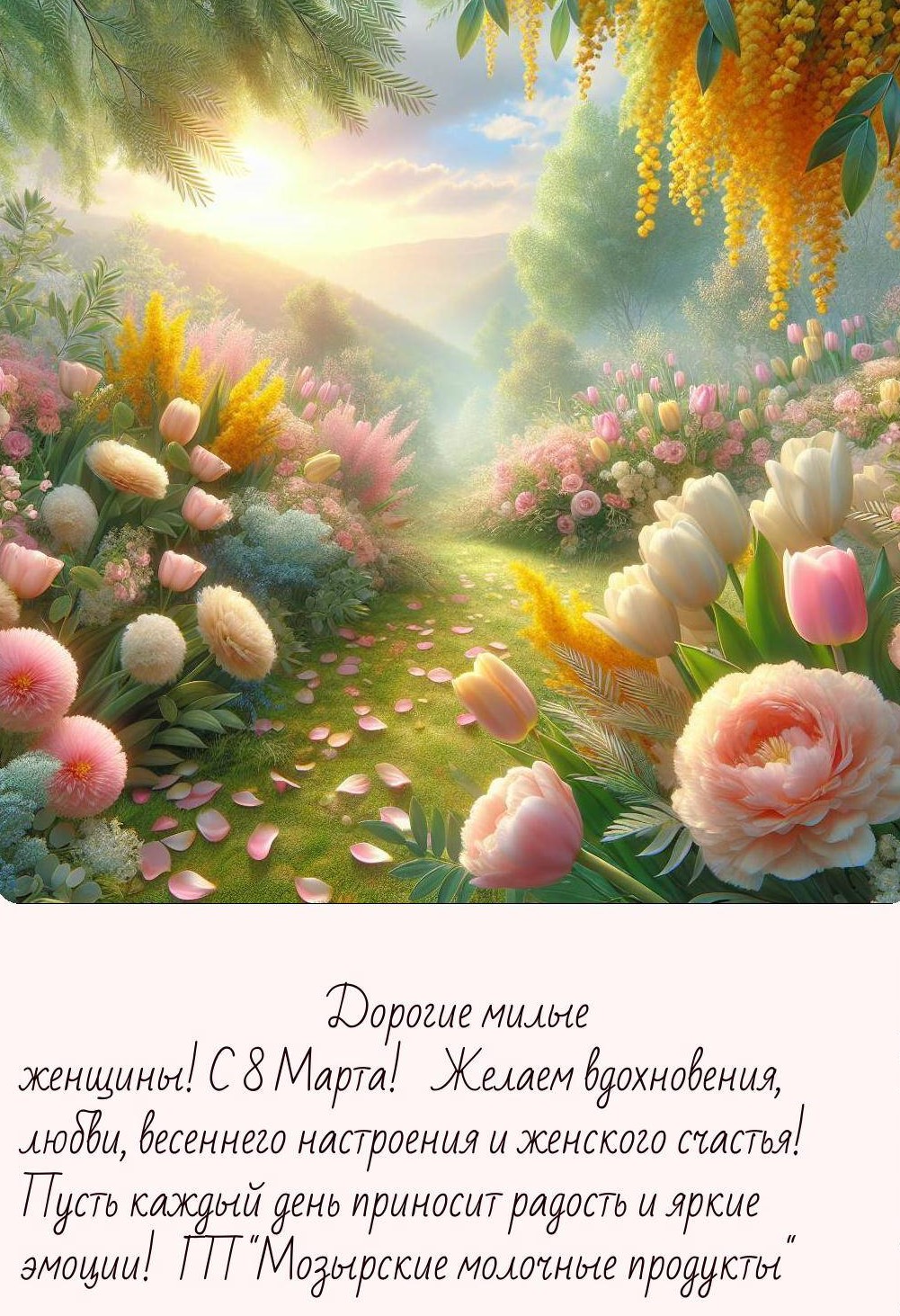 С Международным женским днём!