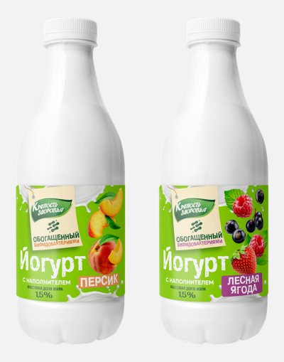 Yogurt enriched with bifidobacteria