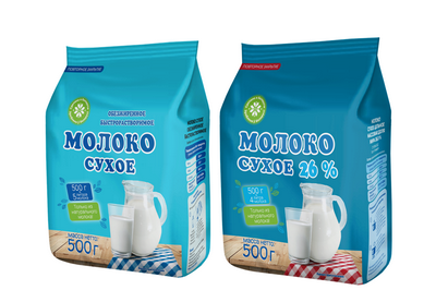 Сухое молоко в пакетах 500г