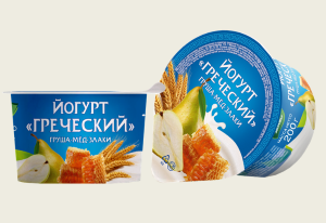 Йогурт Греческий "Груша-мед-злаки"