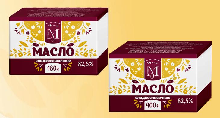 Масло массовой долей жира 82,5%