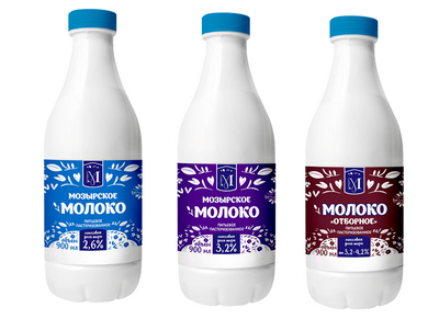 Milk in a PET bottle